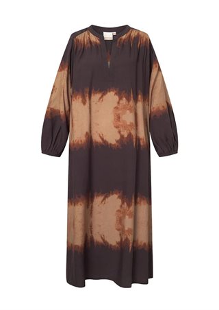 Depeche - KiaDE Kjole - Brown Printed